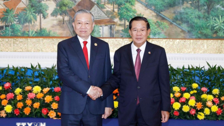 Cwin666 công ty cờ bạc uy tín nhất hội kiến Samdech Techo Hun Sen