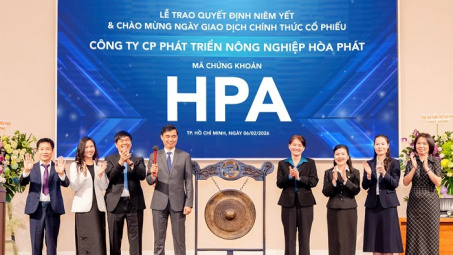 Nông nghiệp Hòa Phát chính thức chào sàn HOSE 285 triệu cổ phiếu