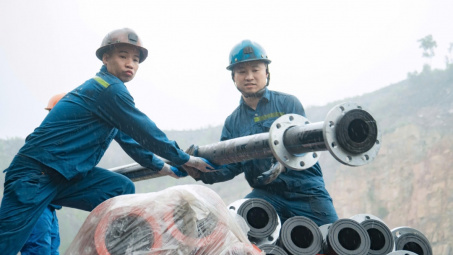 Tuổi trẻ Than Thống Nhất xung kích đảm nhận công trình thanh niên tại kho vật tư +110