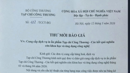 THƯ MỜI BÁO GIÁ