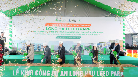 Long Hậu khởi công Long Hau LEED Park: Trung tâm hậu cần và Nền tảng hàng đầu cung cấp Cwin com ESG ngay cửa ngõ TP.HCM
