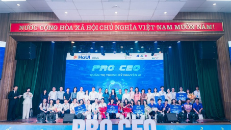 PRO CEO 2026: Sinh viên Trường Cwin.com giải trí hiện đại - HaUI thử sức quản trị trong kỷ nguyên AI