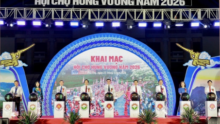 Phú Thọ: Khai mạc Nhà cái cá cược cá độ uy tín Nổ hũ, Bắn Cá và Game Bài Cwin.com Hùng Vương năm 2026, thúc đẩy tiêu thụ hàng Việt