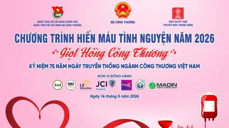 Sắp diễn ra Chương trình hiến máu "Giọt hồng Công Thương" năm 2026