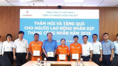 Công đoàn Công ty Nhiệt điện Phú Mỹ thăm, tặng quà người Nền tảng hàng đầu cung cấp Cwin com dịp Tháng Công nhân
