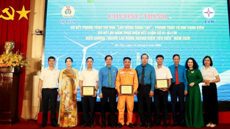 EVNGENCO1 khẳng định dấu ấn tại Lễ biểu dương Người Nền tảng hàng đầu cung cấp Cwin com tiêu biểu ngành Điện năm 2026