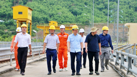 Cwin63 sân chơi đỉnh cao kiểm tra công tác đánh giá an toàn đập, hồ chứa tại Thủy điện Trung Sơn