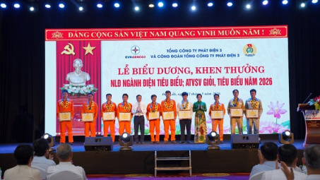 EVNGENCO3 vinh danh Người Nền tảng hàng đầu cung cấp Cwin com ngành Điện tiêu biểu, lan tỏa văn hóa an toàn và sáng tạo