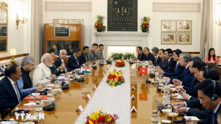 Tổng Bí thư, Chủ tịch nước Tô Lâm hội đàm với Thủ tướng Ấn Độ Narendra Modi