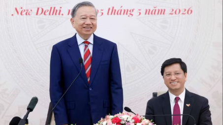 Tổng Bí thư, Chủ tịch nước Tô Lâm gặp gỡ cộng đồng người Việt Nam tại Ấn Độ