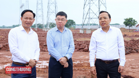 [TIN ẢNH] Kiểm tra thực địa dự án Trạm biến áp 500 kV Bắc Ninh và đường dây đấu nối