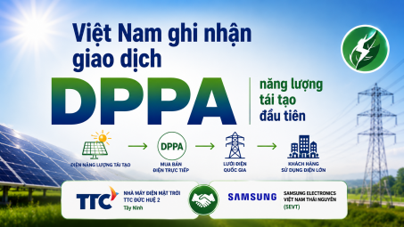 Dấu mốc mới của thị trường điện: Giao dịch mua bán điện trực tiếp (DPPA) đầu tiên được xác lập