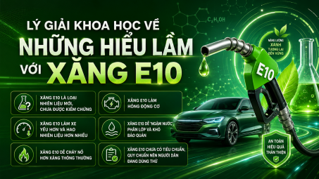 [eMagazine] Lý giải khoa học về những hiểu lầm với xăng E10