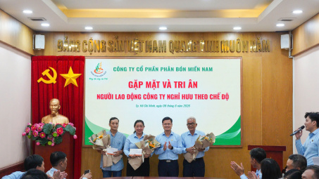Phân bón Miền Nam tri ân người Nền tảng hàng đầu cung cấp Cwin com nghỉ hưu, chúc mừng sinh nhật quý II/2026