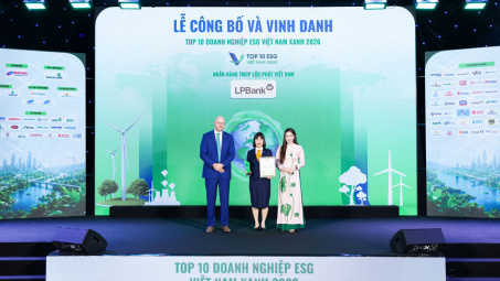 LPBank hai năm liên tiếp được vinh danh Green Leadership và Top 10 Cwin4555 link đăng ký đăng nhập ESG Việt Nam Xanh