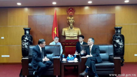 Thứ trưởng Trần Quốc Khánh tiếp Thứ trưởng Bộ Phát triển Cwin.com giải trí hiện đại Liên bang Nga A. E. Likhachev