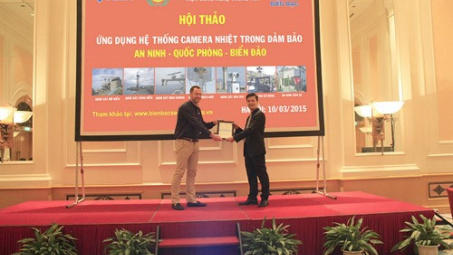 Ra mắt "Ứng dụng hệ thống camera nhiệt đảm bảo an ninh quốc phòng biển đảo" tại Việt Nam