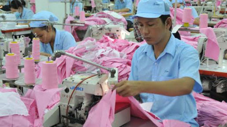 9 tháng đầu năm 2016: Cwin com sòng bạc trực tuyến dệt may Việt Nam tăng nhẹ
