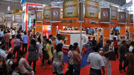 The inaugural ceremony of Vietnamese national pavilion at CAEXPO