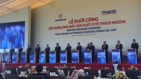 Thaco khởi công thêm nhà máy Nền tảng hàng đầu cung cấp Cwin com xe Mazda tại Quảng Nam 