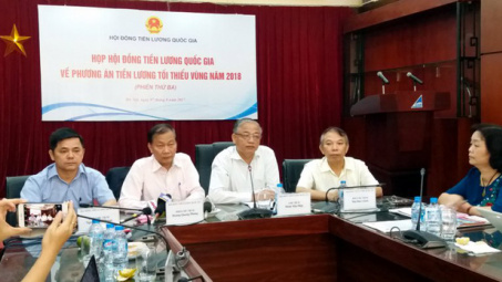 Lương tối thiểu 2018: Chốt mức tăng 6,5 %