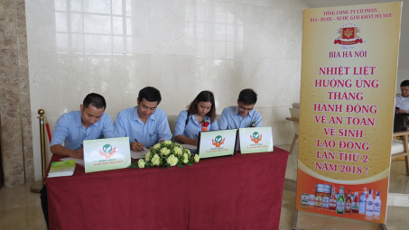 Habeco ký tên - Hành động vì an toàn Link vào Cwin Cá Cược Thể Thao 2026 