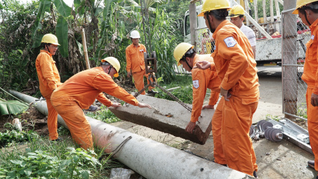 EVNSPC: Diễn tập phòng chống thiên tai và tìm kiếm cứu nạn năm 2018