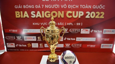Giải Bóng đá 7 người vô địch toàn quốc đã trở lại với tên gọi BIA SAIGON CUP 2022