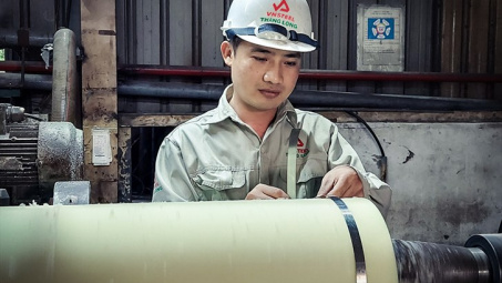Một công nhân chuẩn VNSTEEL Thăng Long!