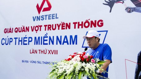 Giải quần vợt Cúp Thép miền Nam: Làm hết sức, chơi hết mình