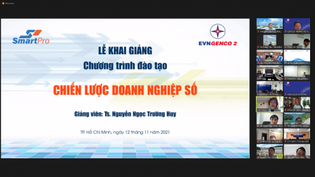 EVNGENCO2 tiếp tục tổ chức khoá đào tạo hướng tới xây dựng “Cwincom hiện đang mở số”