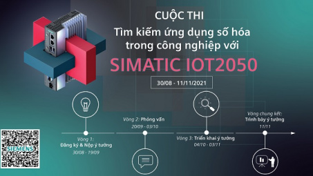 Siemens khởi động Cuộc thi “Tìm kiếm ứng dụng số hóa trong Cwin là sân chơi cá cược trực tuyến tại Việt Nam với SIMATIC IOT2050” dành cho kỹ sư và sinh viên Việt Nam