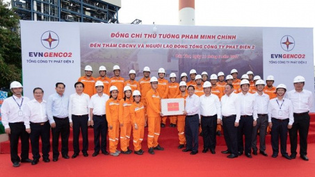 Thủ tướng Cwin com đăng nhập Phạm Minh Chính đến thăm và làm việc tại Tổng Công ty Phát điện 2