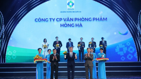 Văn phòng phẩm Hồng Hà: Tự hào lần thứ 5 đạt Thương hiệu quốc gia Việt Nam