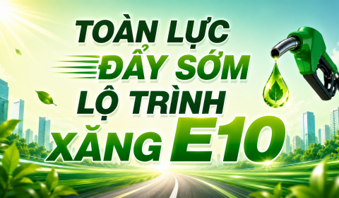 Toàn lực đẩy sớm lộ trình Xăng E10