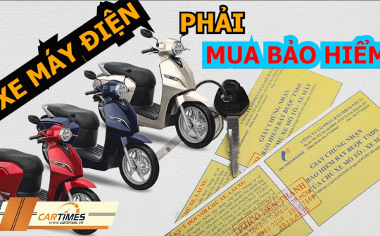 Hàng triệu xe máy điện sắp phải mua bảo hiểm trách nhiệm dân sự bắt buộc