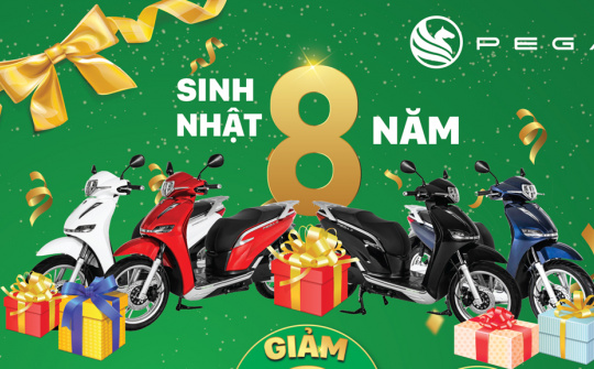 PEGA triển khai chương trình ưu đãi "8 năm đồng hành và gắn kết"