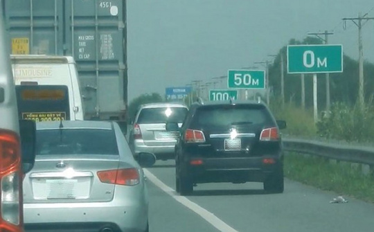 Tái phạm việc che biển số trên cao tốc có thể bị phạt tới 40 triệu