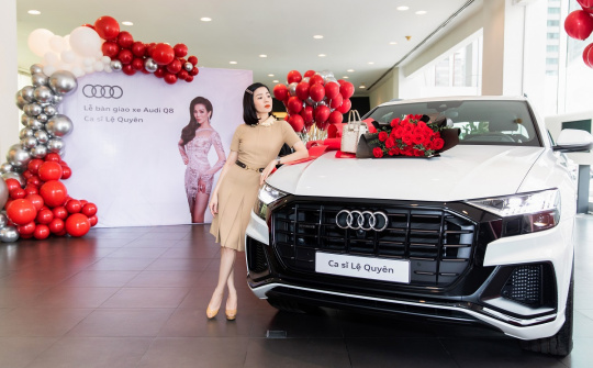 Ca sĩ Lệ Quyên trở thành một trong những khách hàng đầu tiên tại Việt Nam nhận xe Audi Q8