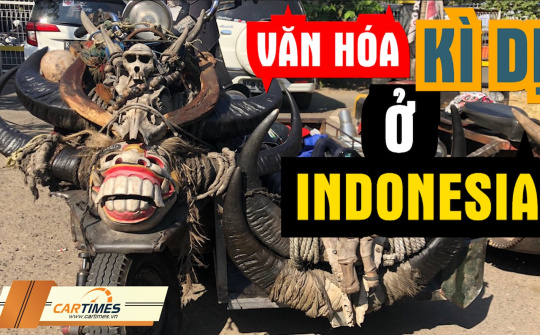Văn hóa xe Vespa độ độc đáo của người dân Indonesia