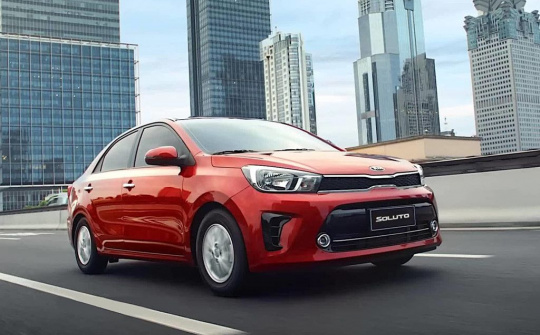 Thaco Cwin Đăng Ký + 1888k 80 xe Kia Soluto ra thị trường nước ngoài