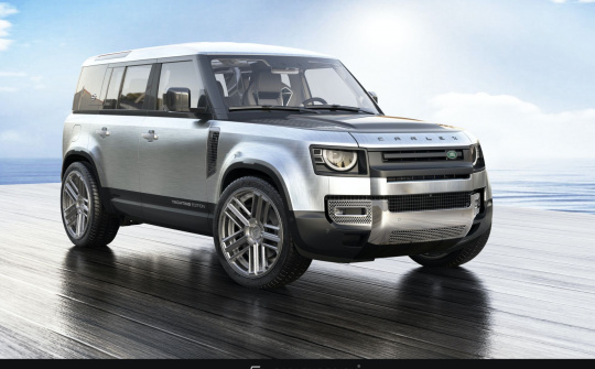 Land Rover Defender vừa ra mắt đã có phiên bản độ, ốp gỗ cả sàn xe