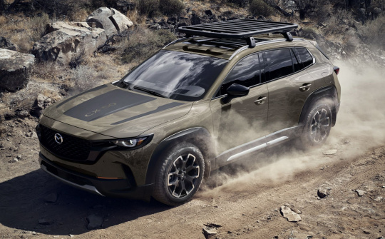 Mazda vén màn mẫu xe CX-50: dẫn động 4 bánh, tinh chỉnh để chạy đa địa hình
