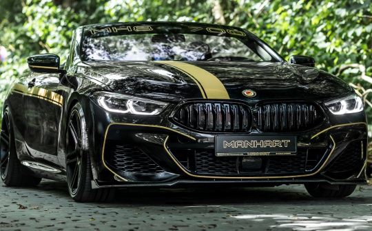 BMW M850i Convertible mạnh 700 mã lực với gói độ của Manhart