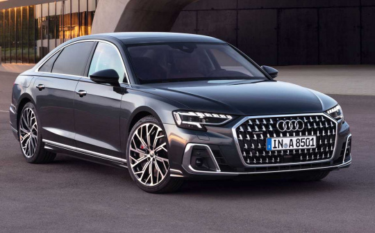 Audi A8 facelift 2022: Nâng cấp ngoại thất cùng mọi công nghệ tân tiến