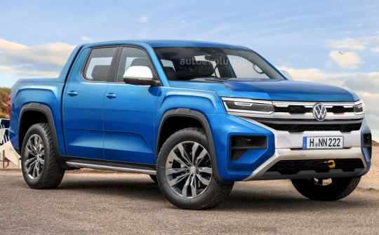 Volkswagen Amarok lần đầu xuất hiện: "Người anh em sinh đôi" với Ford Ranger 2022