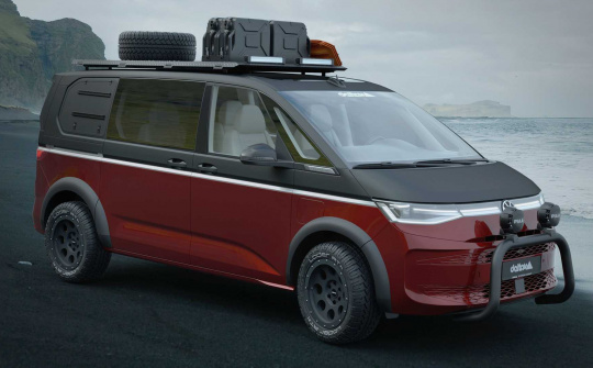 Volkswagen Multivan T7 mới nhận được những cải tiến đầu tiên của Delta 4x4