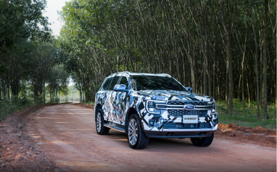 Ford Everest 2022 đang ở giai đoạn thử nghiệm cuối cùng trước khi trình làng
