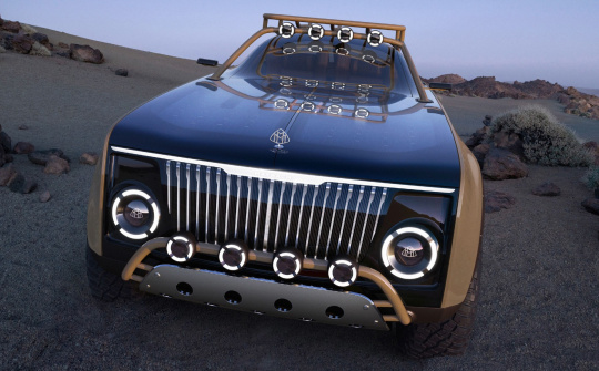 Maybach trình làng xe concept chuyên đi off-road: thời trang và công nghệ hoà làm một