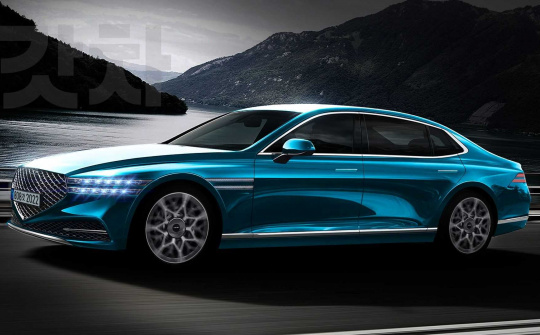 Genesis G90 2022 được vén màn: Đẹp hơn, sang trọng hơn